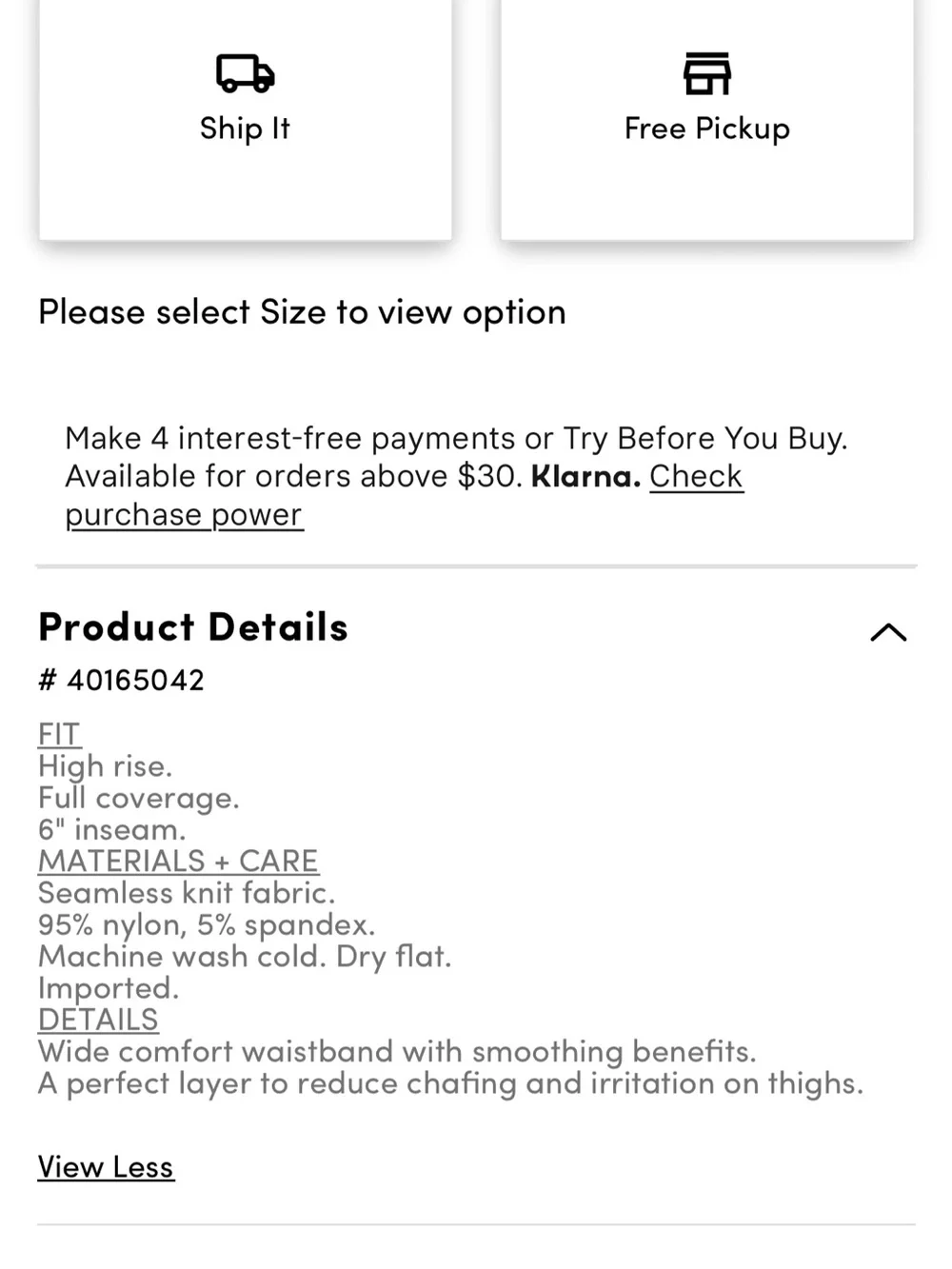 Torrid seamless no rub short NWT size 2